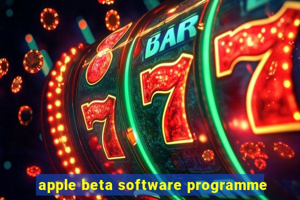 apple beta software programme